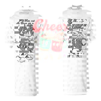 Groovy Have A Cup Of Cheer Hot Cocoa Christmas T-Shirt - Monsterry