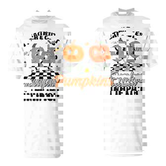 Groovy I Teach The Cutest Pumpkins In The Patch For Teacher T-Shirt - Monsterry