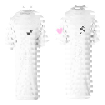 Halloween Pregnancy Twins Costumes Pregnant Skeleton T-Shirt - Monsterry