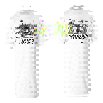 Halloween Speech Therapy Groovy Speech Language Pathologist T-Shirt - Thegiftio UK