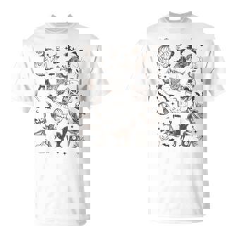 Halloween Vintage Aesthetic 90S Tattoo Cute Retro Graphic T-Shirt | Seseable UK