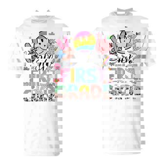 Hello 1St Grade Boy Girl Teacher Back To School 1St Grade T-Shirt - Thegiftio UK