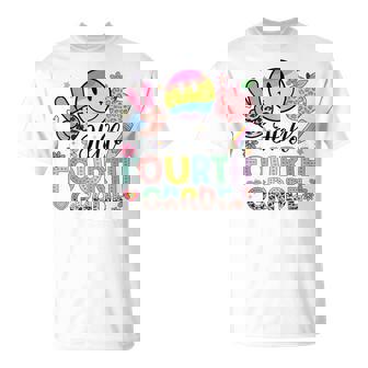 Hello 4Th Grade Boy Girl Teacher Back To School 4Th Grade T-Shirt | Mazezy