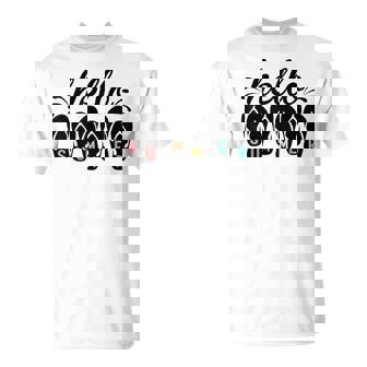 Hello Summer Flip Flops Sunshine Beach Summer Vibes T-Shirt - Monsterry
