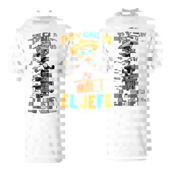 Hombre They Call Me El Jefe Cita Divertida Mexicana Sin Mangas Camiseta unisex - Regaloses