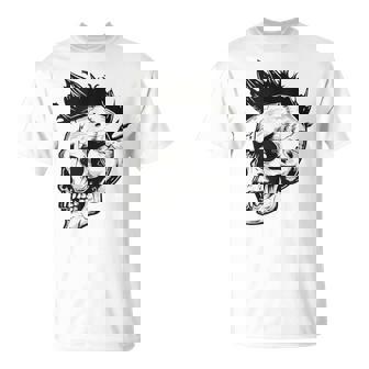 Horror Punk Zombie Mohawk Tank Top T-Shirt - Monsterry