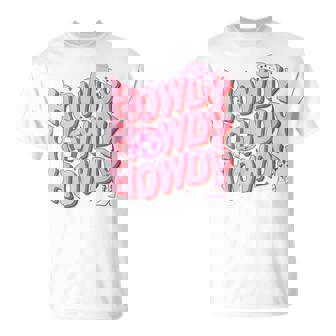 Howdy Southern Western Girl Country Rodeo Pink Cowgirl Disco T-Shirt - Thegiftio UK