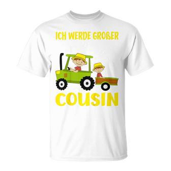 Ich Werde Großer Cousin Bauer Bald Großer Cousin German T-Shirt - Geschenkecke