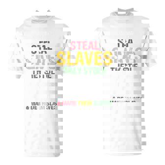 Ils N'ont Pasolé D'esclaves Mois De L'histoire Des Noirs Melanin African Manche Longue T-Shirt - Cadeauxyz