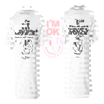 I'm Broken I'm Broken I'm Broken I'm Broken Sul Retro Maglietta - Novitaregali