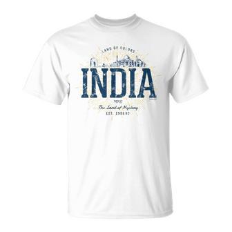 India Retro Styleintage India S T-Shirt - Geschenkecke