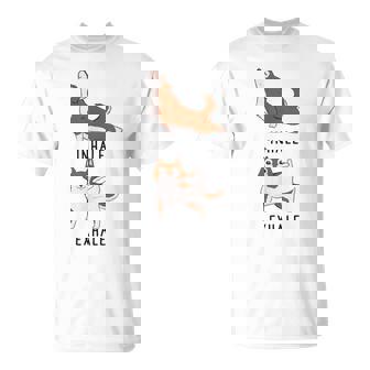Inhale Exhale Siberian Husky Copper Huskies Dog Yoga T-Shirt - Monsterry