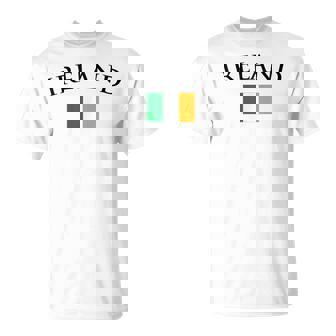 Irlanda Para Niños Y Niñas Irlandeses Con Bandera De Irlanda Camiseta unisex - Regaloses