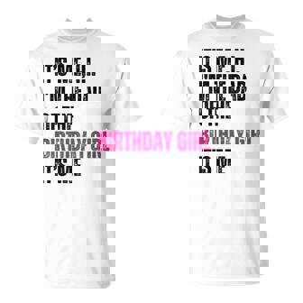 It's Me Hi I'm The Dad Of The Birthday Girl It's Me Party T-Shirt - Thegiftio UK