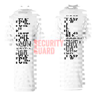 It's Me Hi I'm The Security Guard It's Me Retro Women T-Shirt - Thegiftio UK