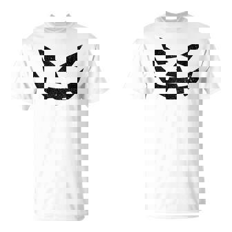 Jack O Lantern Halloween Pumpkin Face Shirt T-Shirt T-Shirt - Monsterry