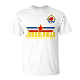 Jugoslavija Zastava Emblema De Yugoslavia Bandera De Yugo Camiseta unisex - Regaloses