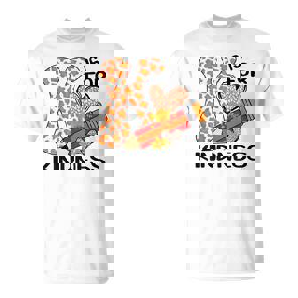 K Is For Kindness Orange Anti Bullying Unity Day Teacher Kid T-Shirt - Monsterry