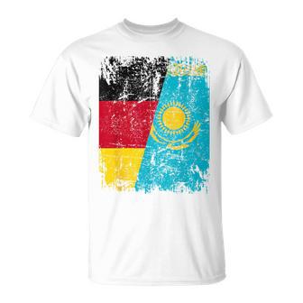 Kazakhstan Germany Flag Children Kazakh T-Shirt - Geschenkecke