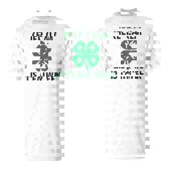 Keep Calm It's Fair Week H Four-Leaf Green Clover Event T-Shirt - Monsterry
