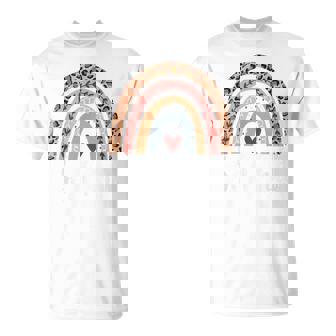 Be Kind With Leopard Rainbow For Anti Bullying Unity Day T-Shirt - Thegiftio UK
