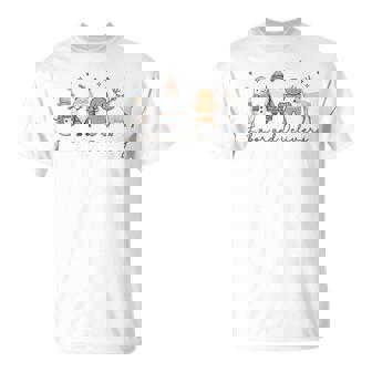 Labor Delivery Department Nurse Holiday Gingerbread Snowman T-Shirt - Monsterry