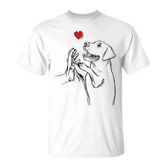 Labrador Retriever Love Golden Lab Papà Mamma Maglietta - Novitaregali