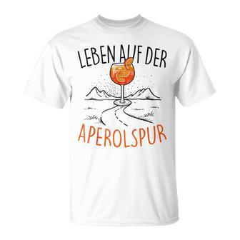 Leben Auf Der Aperolspur Official Spritz Club Aperollin' T-Shirt - Geschenkecke