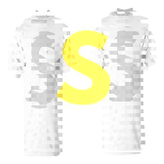 Letter S Matching Halloween Costume T-Shirt - Thegiftio UK