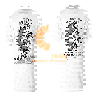 Leukemia Cancer Awareness In September We Wear Orange T-Shirt - Thegiftio UK