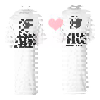 I Love Abgs I Heart Abgs Asian Baby Girls Lover T-Shirt - Monsterry