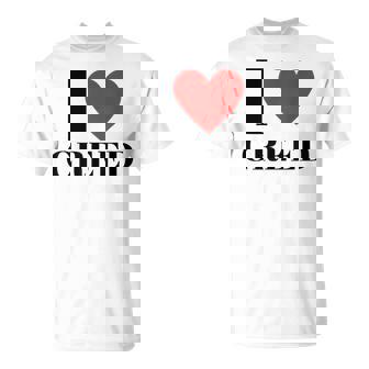 I Love Creed Heart Family Lover First Name Creed Creed T-Shirt - Thegiftio UK