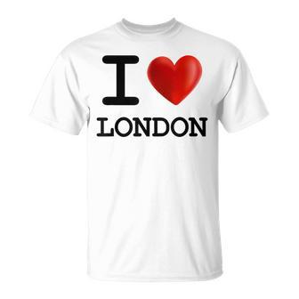 I Love London Souvenir Blue S T-Shirt - Geschenkecke