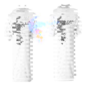 I Love My Trucker To The Moon And Back Wife T-Shirt - Monsterry