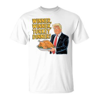 Lustiger Trump-Gewinner Truthahn Dinner Thanksgiving T-Shirt - Geschenkecke