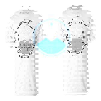 The Maldives Indian Ocean Circle Graphic T-Shirt - Monsterry