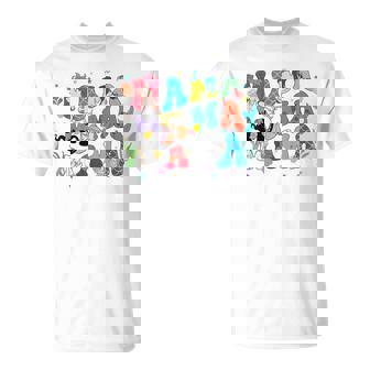 Mama Mermaidd Mom Mommy Family Birthday Party Mother's Day T-Shirt - Monsterry