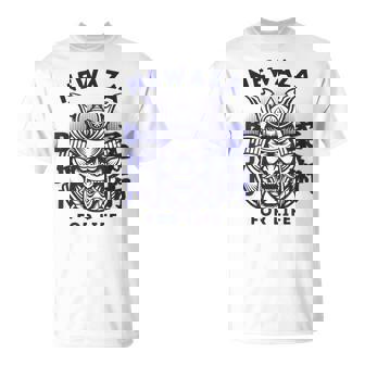 Máscara Japonesa Samurai Oni Kabuki Bjj Jiu-Jitsu Kanji Camiseta unisex - Regaloses