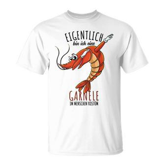 Meer Garnelen Liebhaber Garnelen Kostüm T-Shirt - Geschenkecke