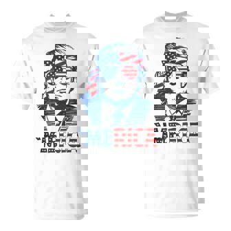 'Merica Trump Happy 4Th Of July Trump Patriot American Flag T-Shirt - Monsterry