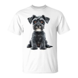 Miniature Schnauzer Dog Motif Pet Miniature Schnauzer T-Shirt - Geschenkecke