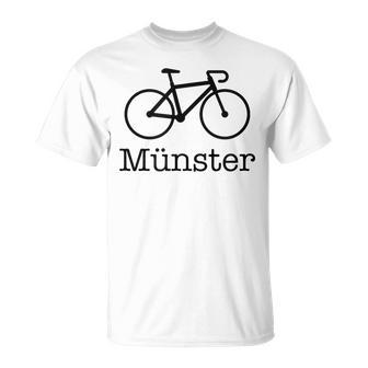 Münster Leeze Bicycle Münsterland Principalmarkt Gray S T-Shirt - Geschenkecke