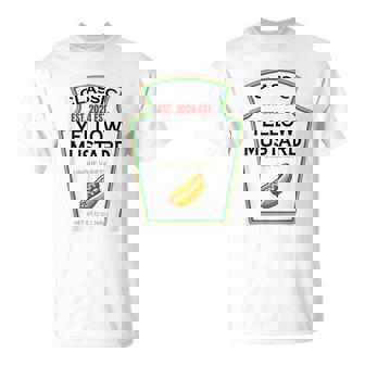 Mustard Halloween Diy Costume Family Matching Ketchup Sauce T-Shirt - Thegiftio UK