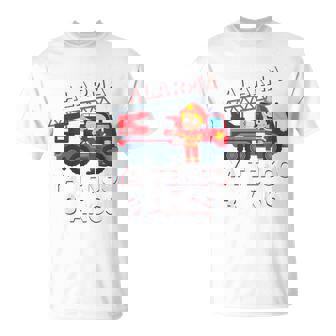 Niños Niños 3 Cumpleaños Camión De Bomberos Ya Tengo 3 Años Camiseta unisex - Regaloses