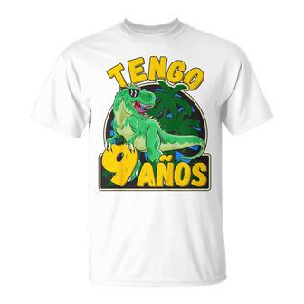 Niños 9 Años Cumpleaños Niño Dinosaurio Tengo 9 Años Noveno Camiseta unisex - Regaloses