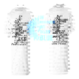 In November We Wear Blue Diabetes Awareness Blue Ribbon T-Shirt - Monsterry
