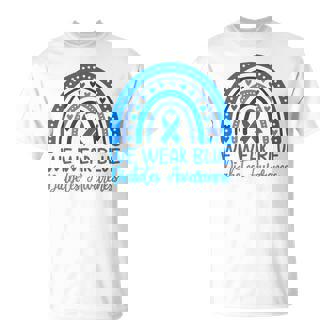 In November We Wear Blue Diabetes Awareness T-Shirt - Monsterry