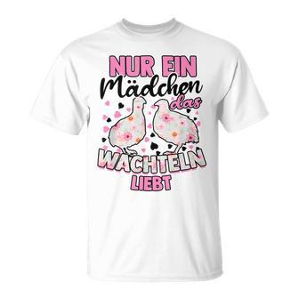 Nur Ein Girlchen Das Quailel Loves Earthquail Children's Quail T-Shirt - Geschenkecke