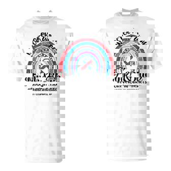 In October We Wear Pink & Blue Infant Baby Loss Miscarriage T-Shirt - Monsterry