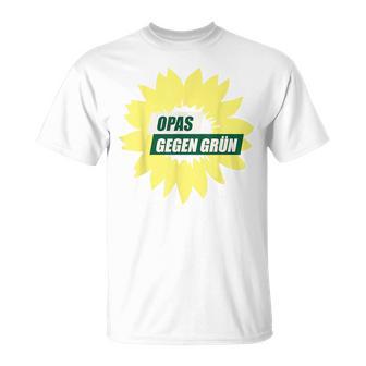 Opas Gegen Links Green T-Shirt - Geschenkecke